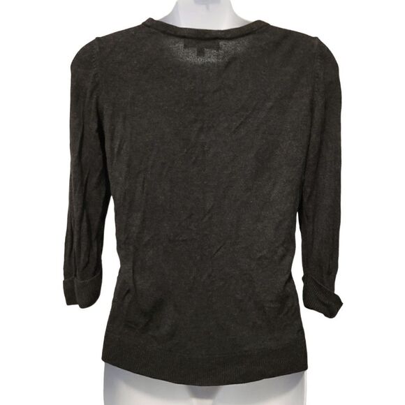 2/$20 Y2K Laura Petites Blue & Grey Sweater Size: Small Petite - Picture 4 of 6